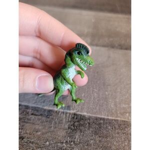 Green Velociraptor dinosaur toy figure Mini